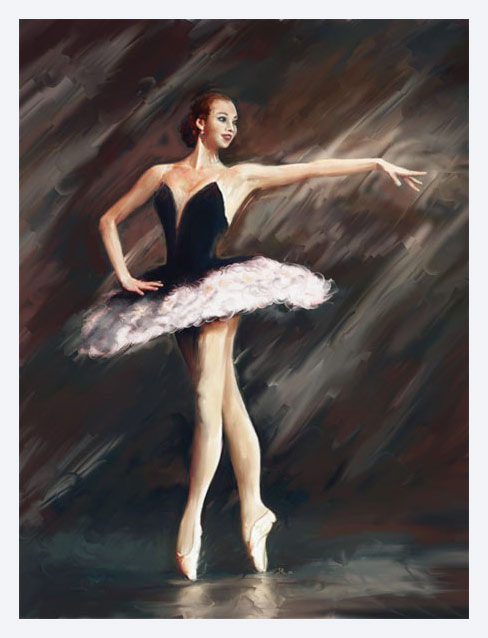 Kunstdruck - Ballerina no3