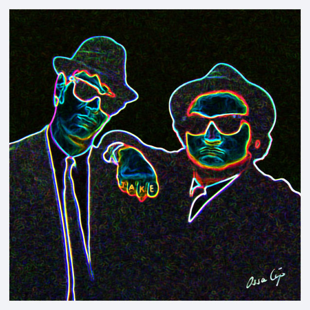 Kunstdruck - Blues Brothers
