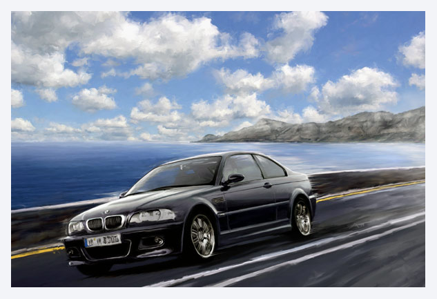 Kunstdruck - BMW M3