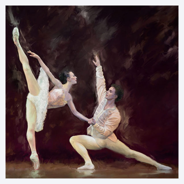Kunstdruck - Dancers no12