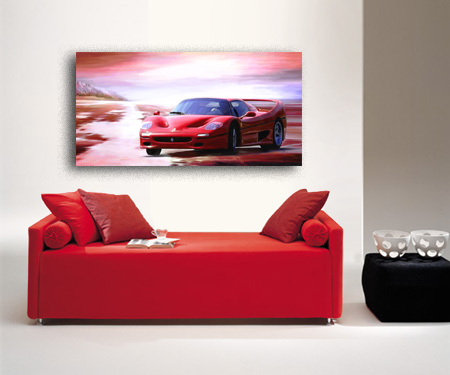 Kunstdruck Ferrari F50
