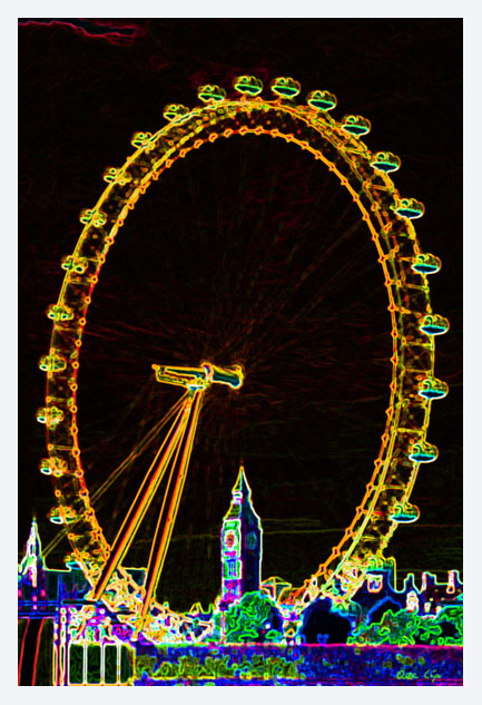 Kunstdruck - London Eye no2