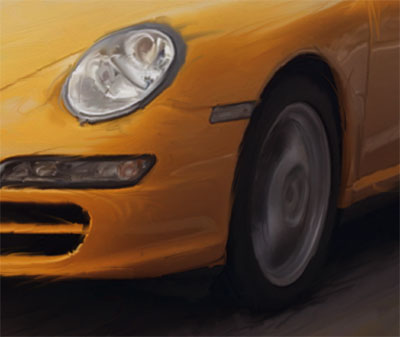 Kunstdruck - Porsche 911 Cabrio