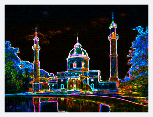 Kunstdruck - Poster - Schwetzingen Schlossgarten