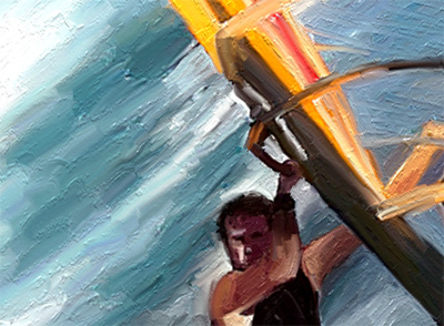 Kunstdruck - Poster surfing no7