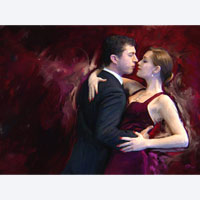 Kunstdruck Tanz - tango no8