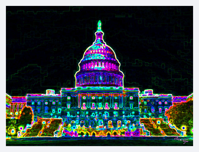 Kunstdruck - Poster - Washington Capitol